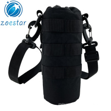 Multi-functional Tactical Military Drawstring Closure Water Bottle Pouch with Detachable Shoulder Strap